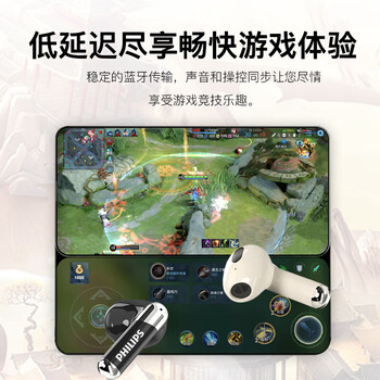 飞利浦飞利浦 无线蓝牙5.3手机通话降噪运动跑步重低音音乐耳TAT1168【黑色】