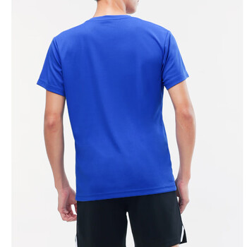 VICTOR威克多胜利羽毛球服男款训练服快干透气T恤T-40050 宝蓝 O