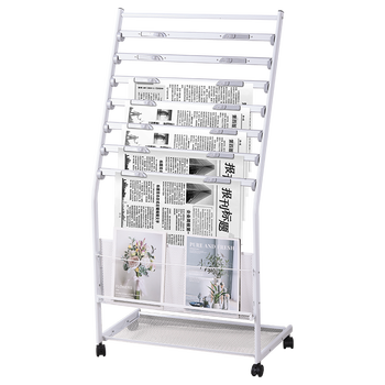 金隆兴报刊架杂志架书报架书刊架落地报纸架宣传册展示架折页资料架子期刊架7+2层