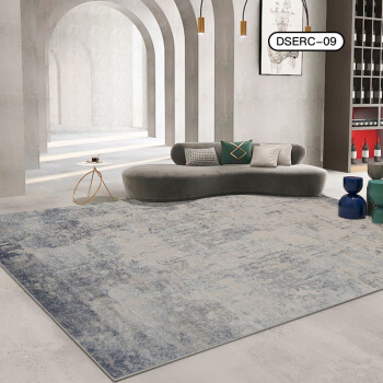 东升（DONG SHENG） 轻奢现代简约诧寂客厅茶几地毯家用卧室大面积防滑床边地毯垫 DSERC-09 1.6X2.3米 （适合2-3人沙发）