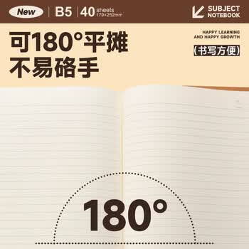 晨光（M&G）文具初中大作文本400格b5高中学生语文练习作业本子书写抄书方格本40张本味1本 MPYHHK59