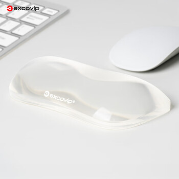 宜适酷(EXCO)透明腕托鼠标垫护腕手腕垫手托鼠标手掌拖护鼠标键盘托手枕人体工学腱鞘硅胶支撑防搁手0448 宜适酷(EXCO)透明腕托鼠标垫护腕手腕垫手托鼠标手掌拖护鼠标键盘托手枕人体工学腱鞘硅胶支撑防搁手0448