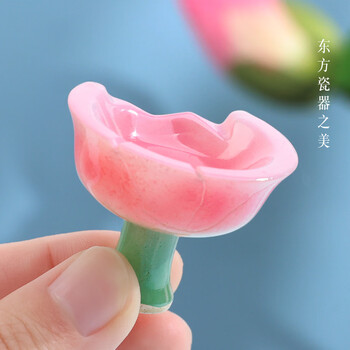 洧宜冰箱贴杭州故宫博物馆影青釉里红高足杯同款文创伴手礼西湖旅游纪念品中国特色礼物送老外