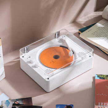 YEARS STAY时光岁月一体式CD机发烧友专辑播放器复古CD唱片机桌面音响蓝牙音箱cd机生日礼物墨绿色SG1988