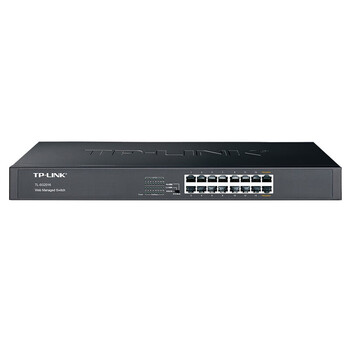 TP-LINK 云交换TL-SG2016 16口全千兆Web网管 云管理交换机 企业级交换器 监控网络网线分线器 分流器