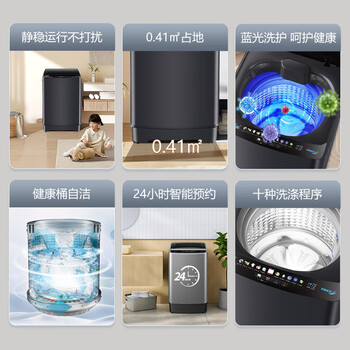 志高（CHIGO）波轮洗衣机 12KG大容量全自动毛毯洗 家用租房宿舍智能洗脱一体蓝光洗护 XQB120-118 