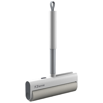 大卫 可撕式滚筒日式除毛器套装可收纳共5卷粘尘纸 G1粘毛器（短款）