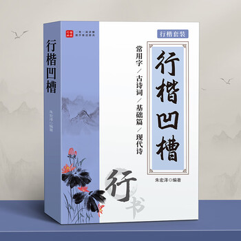 金枝叶行楷字帖成年人练字专用行书字帖速成男女生字体漂亮钢笔硬笔书法初高中生反复使用控笔训练套装