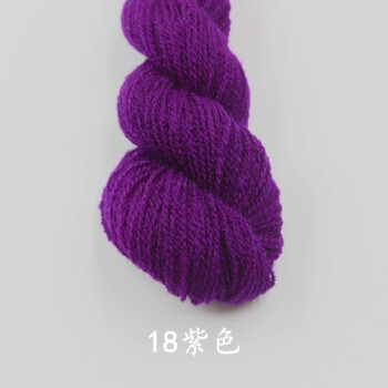 个性开丝米细毛线棉线纯色基础细线线手编夏季男士eb 18紫色10把价格