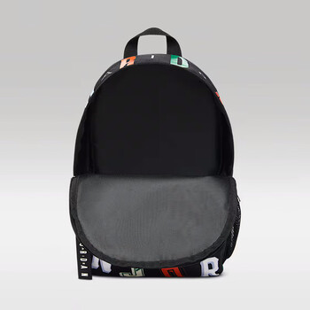 Jordan男女乔丹 聚酯纤维 书包背包 字母印花 双肩包DV5304-016黑 均码