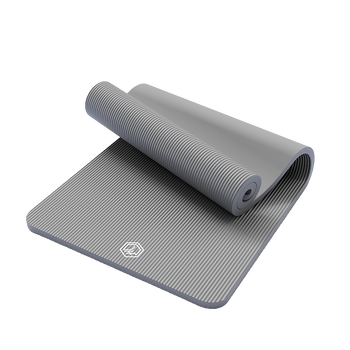 京东京造 瑜伽垫健身垫男防滑专业瑜伽垫运动加厚加长2米减震隔音跳操垫灰
