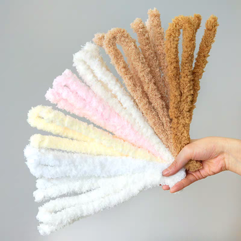 递乐扭扭棒DIY珊瑚绒材料包加密加粗学生手工小狗猫动物套装女孩礼物4个装  4038