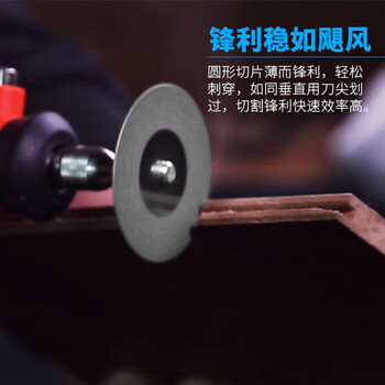 捷立（GeeLii）砂轮片 电磨金刚砂切割片 金属玻璃金刚石锯片50mm 10片装 55308