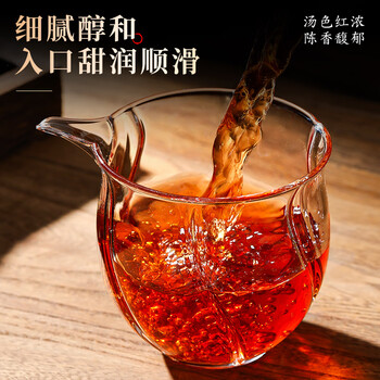 七春普洱茶357g*7茶饼熟茶云南特产古树2022年端午送长辈父亲节礼物