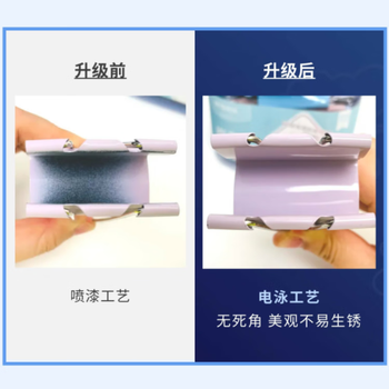 晨光（M&G）Eplus系列彩色41mm长尾夹金属票据夹文件夹办公燕尾夹V-ABS92739 24枚/罐