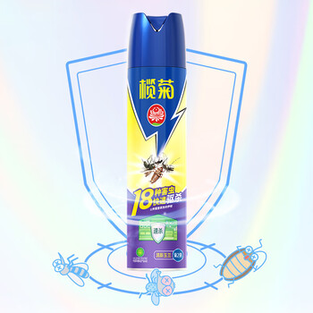 榄菊速杀型气雾剂600ml【家用驱蚊喷雾 灭蟑螂蚂蚁蚊虫】一瓶多杀