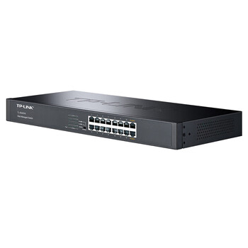 TP-LINK 云交换TL-SG2016 16口全千兆Web网管 云管理交换机 企业级交换器 监控网络网线分线器 分流器