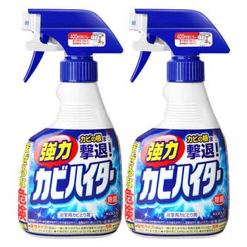 花王(KAO)除霉剂400ml*2 浴室清洗剂墙面除菌瓷砖玻璃除水垢清洁剂喷雾 花王(KAO)除霉剂400ml*2 浴室清洗剂墙面除菌瓷砖玻璃除水垢清洁剂喷雾