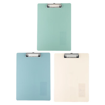 晨光（M&G）文具A4书写板夹 加厚写字垫板 文件夹莫兰迪米白色 试卷收纳夹 办公开学文具ADM945X6I