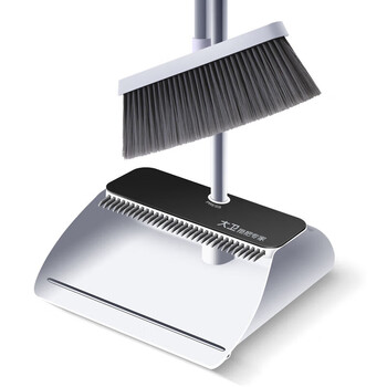 大卫 伸缩梳齿套扫把簸箕套装加大扫笤大梳齿软毛 F10伸缩齿扫把