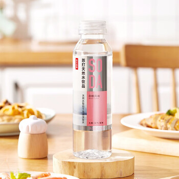 农夫山泉苏打水饮料无糖 白桃味 410ml*15瓶 整箱装