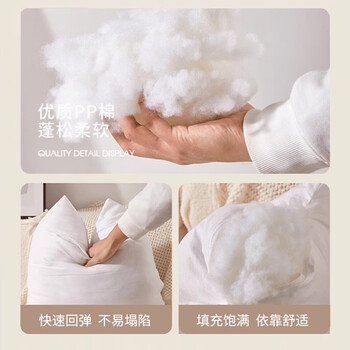 茵尚美式抱枕轻奢高级感沙发客厅靠垫靠枕床头大号靠背大抱枕套含芯