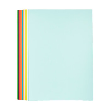 晨光（M&G）8K/10色/50张手工彩色卡纸硬卡纸厚幼儿园小学生儿童DIY剪纸折纸叠纸飞机美术绘画