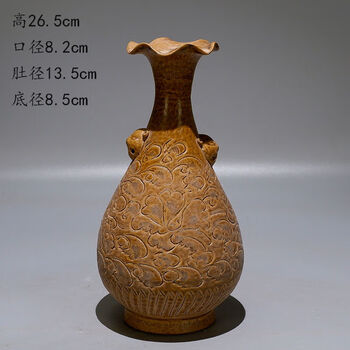 中国古玩／吉州窑／碗口19 cm宋代吉州窑瓷器价格报价行情- 京东