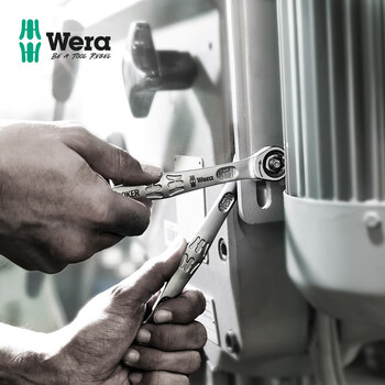 维拉（WERA）德国开口棘轮扳手套装进口快速两用扳手套筒梅花扳手 05073290001