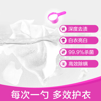 渍无踪（Vanish）漂白剂白色衣物漂白粉去污渍增白漂白水白衣专用还原剂去黄1kg