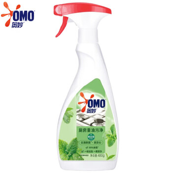 奥妙（OMO）【企业精选】厨房重油污净绿茶薄荷香型 480G