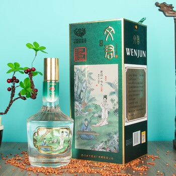 白酒　中国のお酒 文君 WENJUN 中国酒 高級パッケージ　52° 500ml 白酒 中国のお酒 文君 WENJUN 中国酒 高級パッケージ 52° 500ml