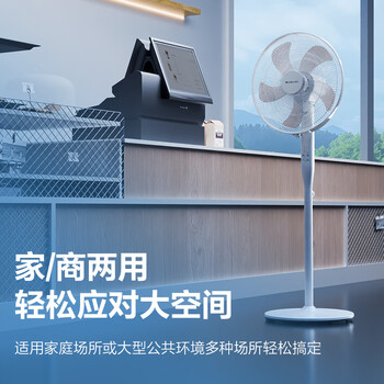格力（GREE）【格力造-品质推荐】大风量落地扇家用电风扇摇头轻音柔风电扇科技风节能宿舍风扇 FD-40X77Bh5