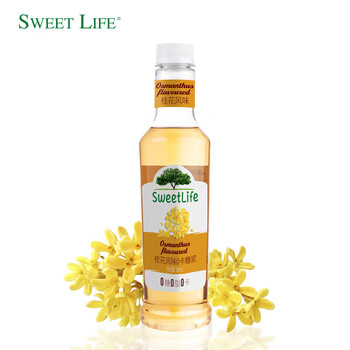 SWEET LIFE 0蔗糖咖啡糖浆 桂花风味300ml 零卡无糖0脂肪 调酒小瓶装糖浆