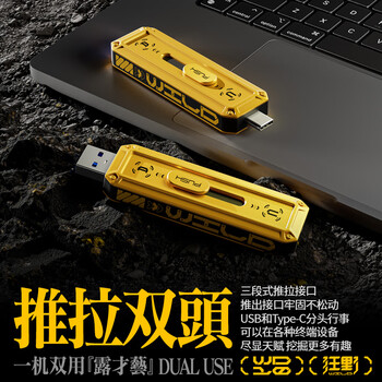 移速（MOVE SPEED）1TB 固态U盘 USB3.2/Type-C双接口u盘手机电脑两用高速大容量移动优盘 读速1090MB/s 狂野Wild