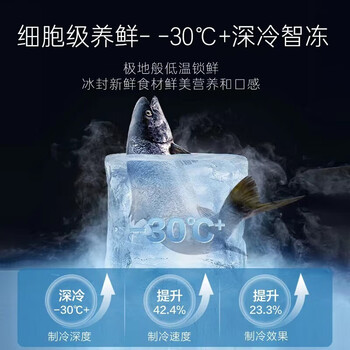 卡萨帝550升 白色零嵌入式零嵌法式多门家用电冰箱白色一级能效 BCD-550WGCFDM4WKU1