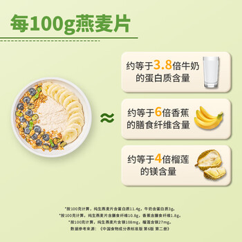 金味即食燕麦片2kg礼盒装 无添加蔗糖 早餐食品 礼盒送礼送长辈