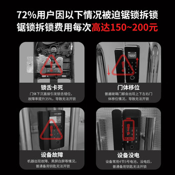 科密(comet)玻璃门指纹锁门禁智能电子密码锁办公室玻璃门锁免开孔布线蓝牙小程序开锁COM-K19A