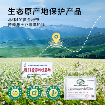 雁门清高富硒黑苦荞茶120g 养生茶包 苦荞茶山西 独立包装特选全胚芽 新茶