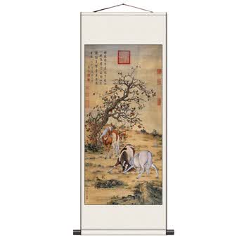 清郎世宁八骏图价格报价行情- 京东