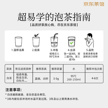 陈一凡 白茶 政和老白茶 2019年政和老白茶寿眉茶饼300g 茶叶白茶寿眉