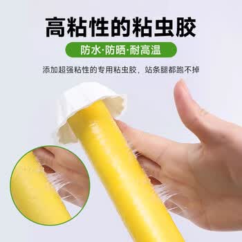 巨奇严选灭苍蝇神器家用小飞虫灭杀神器苍蝇贴强力粘蝇纸 1个装
