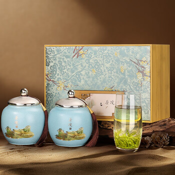 骏江南2026新茶明前龙井特级250g明前嫩芽茶叶礼盒装春茶送礼送长辈