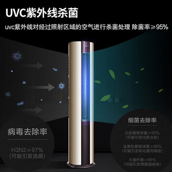 海尔空调变频一级能效 健康自清洁 一键WiFi智控家用冷暖客厅柜机空调 3匹 一级能效 
