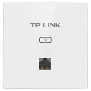 普联（TP-LINK）1200M双频千兆无线面板式AP 酒店公寓会议室全屋覆盖 PoE供电 TL-AP1202GI-PoE薄款(方)易展版