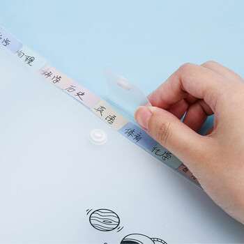 齐心（COMIX）13格A4透明文件夹试卷收纳袋资料夹资料册 按扣风琴包便携大容量多层收纳学生试卷册 EA7013