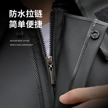 台铃骑行摩托车电动车雨衣骑手专用雨衣全身防暴雨套装分体骑行服黑2X