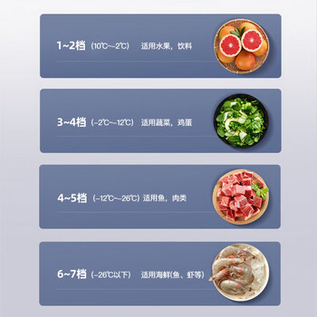 新飞冷柜.96升 卧式单温冷藏冷冻转换冰柜 迷你家用小冷柜 一级能效七档控温【企采购】