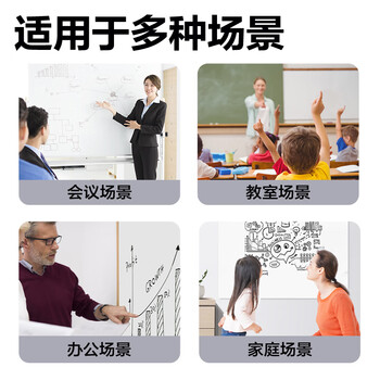 得力（deli）【开学文具】123*50*30mm易擦白板擦套装黑板白板笔擦黑板擦绒布画板擦学校黑板擦电子玻璃白板擦