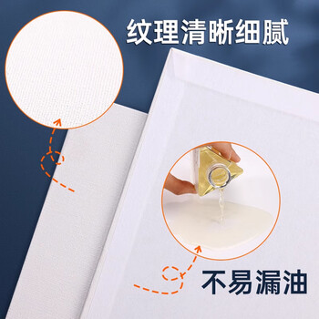 马格利特油画板油画框写生画布带框布面画板丙烯画美术生专用油画工具空白长方形练习油画板24*30cm/5个装